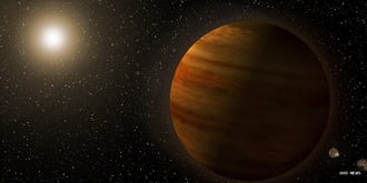 TESS microlensing planet found far beyond usual range