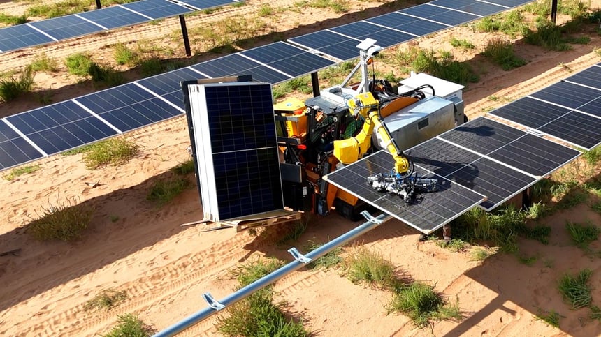 Gritt's AI Robots Triple Solar Panel Installation Speed With $32M Funding