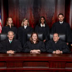 Official group portrait of the current Michigan Supreme Court justices